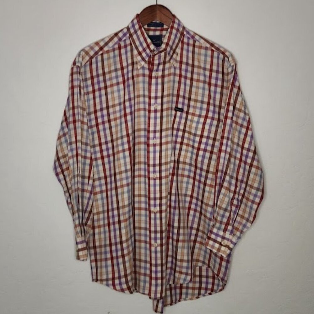Faconnable Men's Long Sleeve Button-Down Shirt Size small